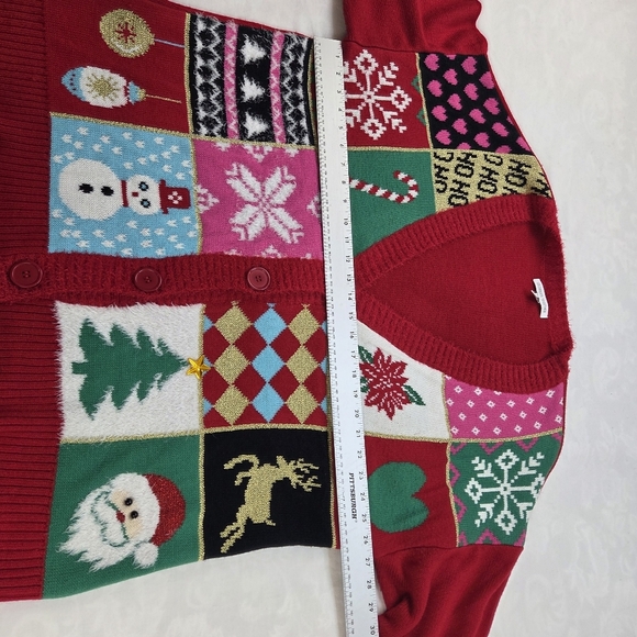 Celebrate Together Women's Christmas Cardigan Size 2X - Picture 10 of 12